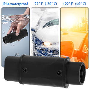 টাইপ 2 থেকে টাইপ 1 EVSE অ্যাডাপ্টার IEC 62196 থেকে SAE J1772 বৈদ্যুতিক গাড়ির চার্জার অ্যাডাপ্টার 7